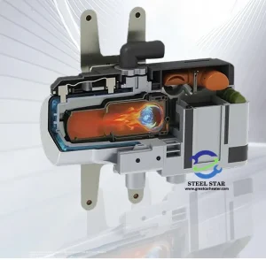 Structure interne du chauffage de stationnement à eau chaude